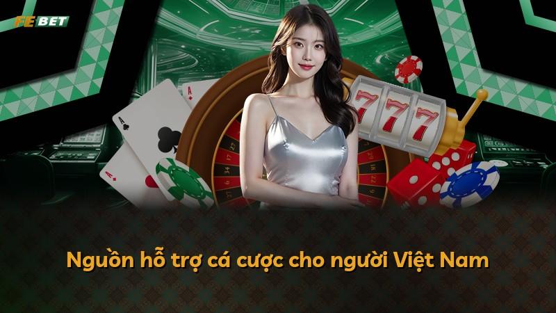 Nguồn hỗ trợ cá cược cho người Việt Nam