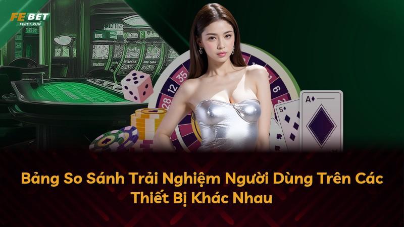 Bảng So Sánh Trải Nghiệm Người Dùng Trên Các Thiết Bị Khác Nhau