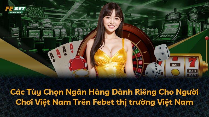 Các Tùy Chọn Ngân Hàng Dành Riêng Cho Người Chơi Việt Nam Trên Febet thị trường Việt Nam