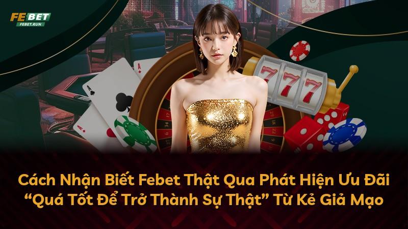 Cách Nhận Biết Febet Thật Qua Phát Hiện Ưu Đãi “Quá Tốt Để Trở Thành Sự Thật” Từ Kẻ Giả Mạo