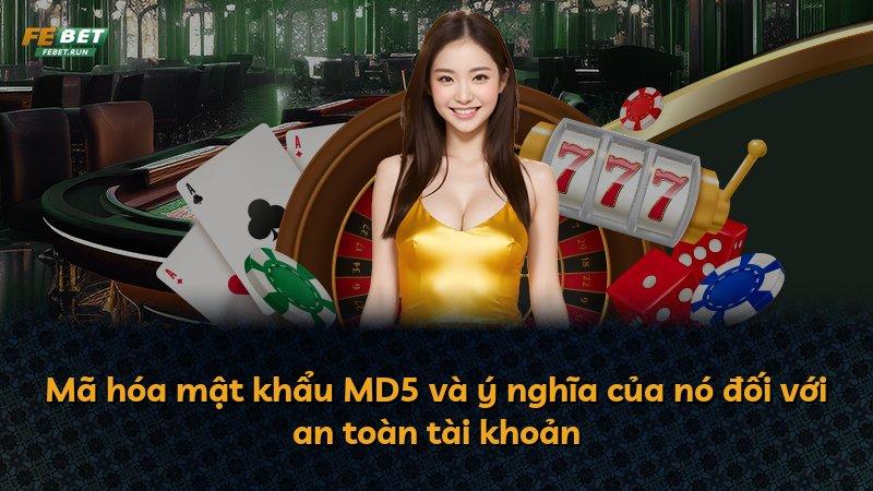 Mã hóa mật khẩu MD5 và ý nghĩa của nó đối với an toàn tài khoản
