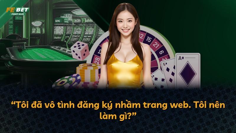 “Tôi đã vô tình đăng ký nhầm trang web. Tôi nên làm gì?”