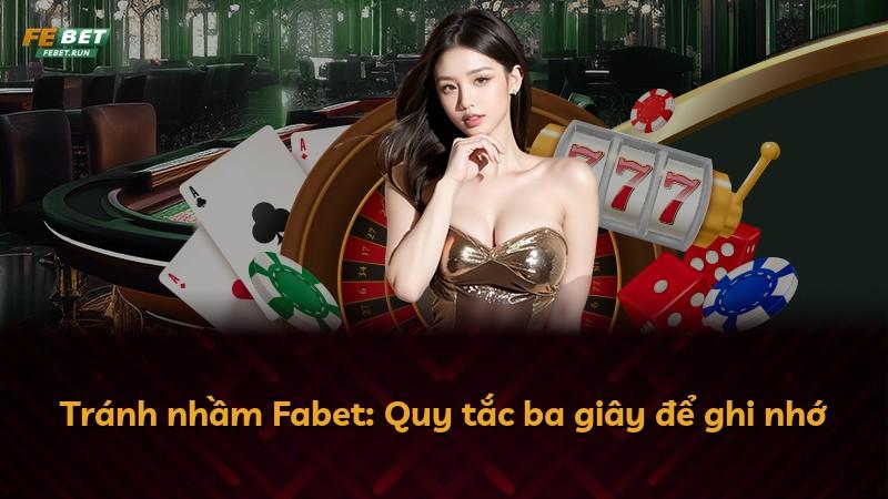 Tránh nhầm Fabet: Quy tắc ba giây để ghi nhớ
